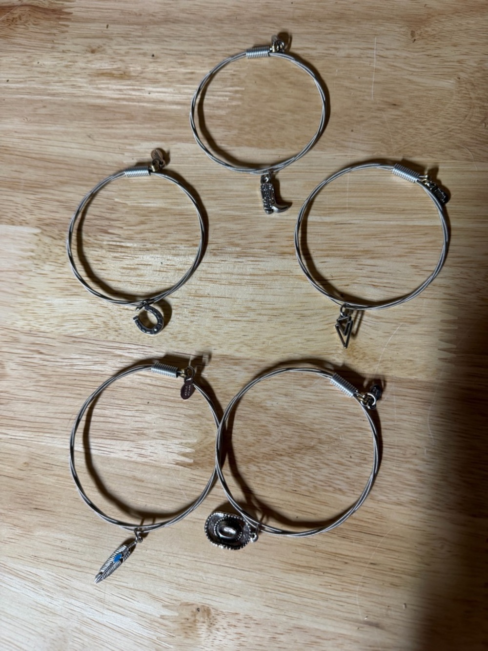Strung Western Charm Bracelet Set